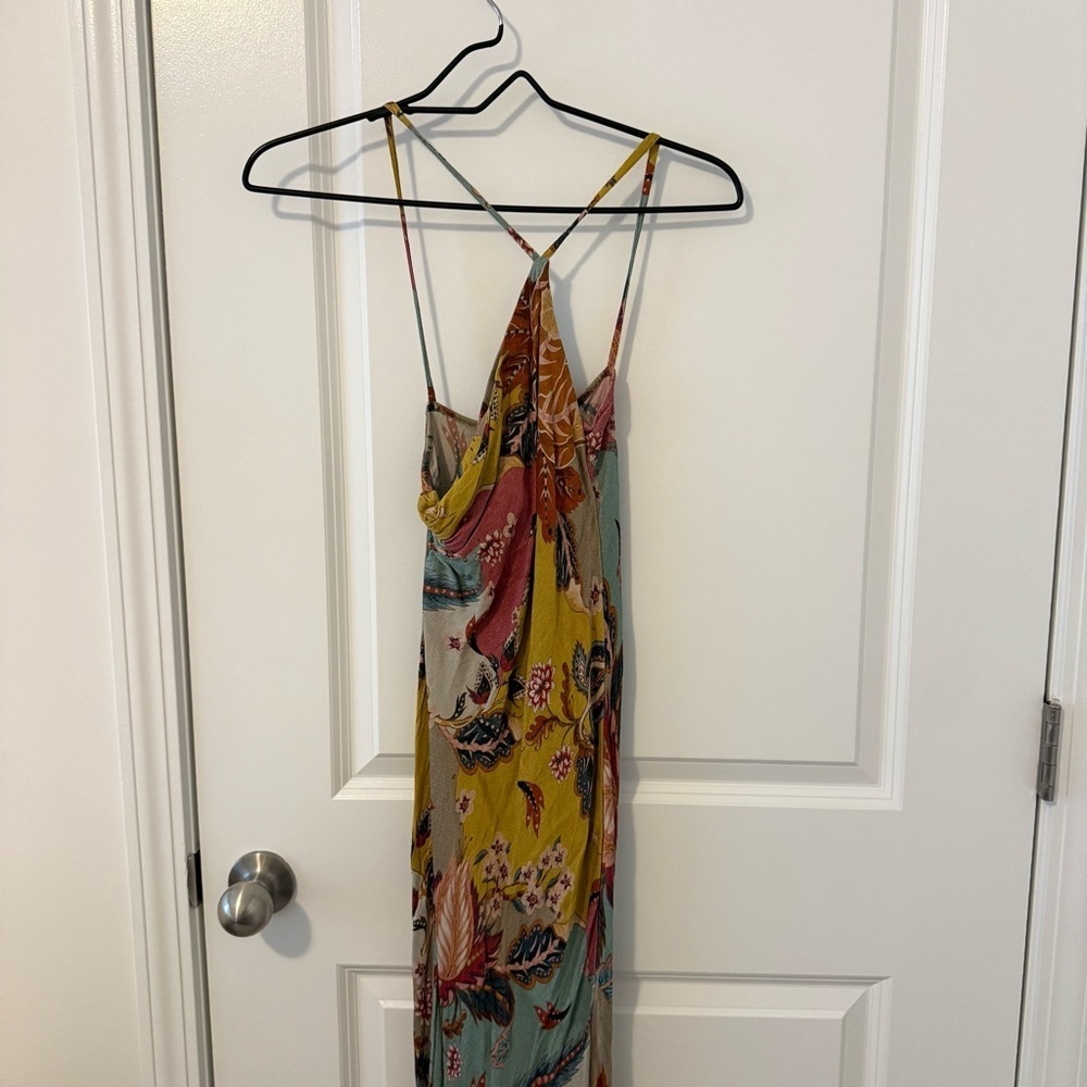 Anthropologie bl-nk slip Floral Midi Dress size 6 - Picture 9 of 9